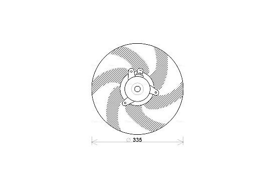 Koelventilator PE7533 Ava Quality Cooling