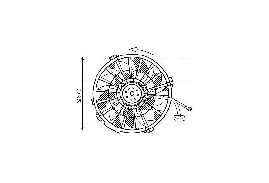 Koelventilator PE7555 Ava Quality Cooling