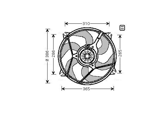 Koelventilator CN7530 Ava Quality Cooling