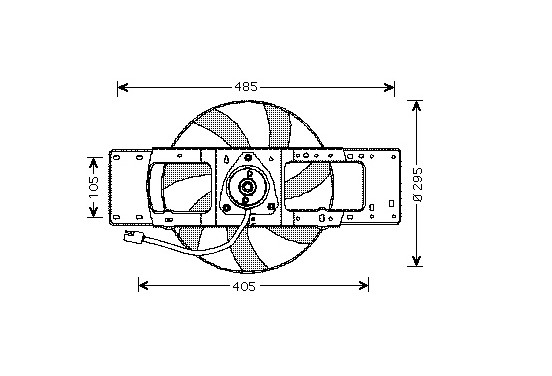 KADER + VENTILATOR  CLIO 4338747 International Radiators