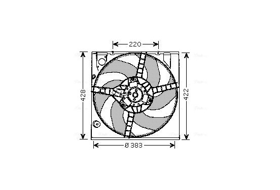 Koelventilator RT7522 Ava Quality Cooling