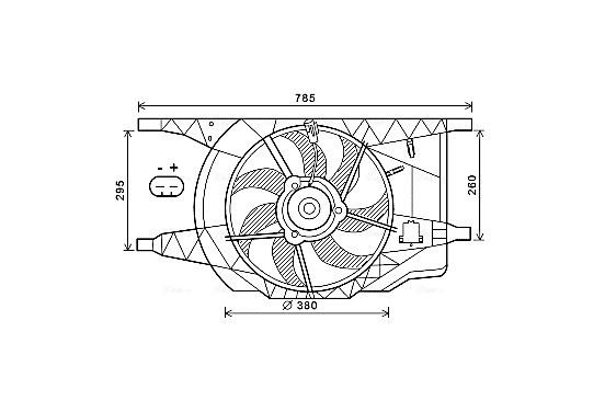 Koelventilator RT7546 Ava Quality Cooling