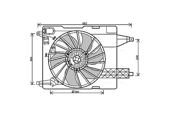 Koelventilator RT7539 Ava Quality Cooling