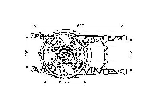 Koelventilator RT7531 Ava Quality Cooling