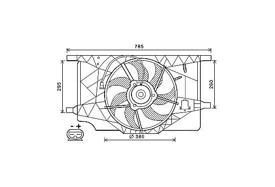 Koelventilator RT7547 Ava Quality Cooling