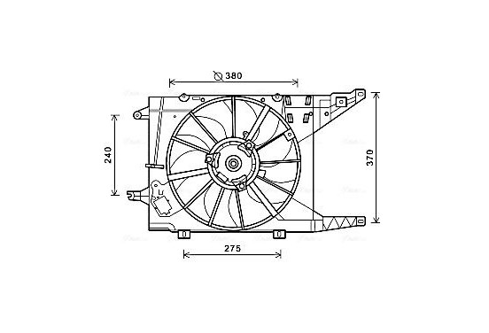 Koelventilator RT7549 Ava Quality Cooling