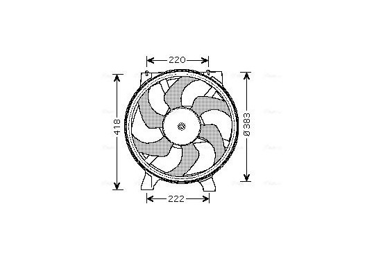 Koelventilator RT7523 Ava Quality Cooling