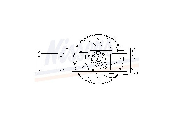 Koelventilator 85518 Nissens