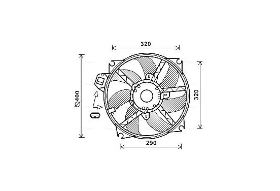 Koelventilator RT7563 Ava Quality Cooling