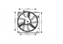 KOELVENTILATOR  COMPLEET C3G, D7F met AIRCO