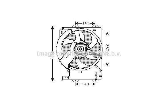 Koelventilator AU7504 Ava Quality Cooling