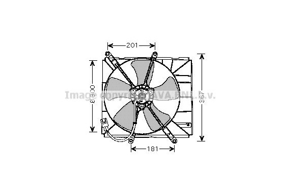 Koelventilator TO7504 Ava Quality Cooling