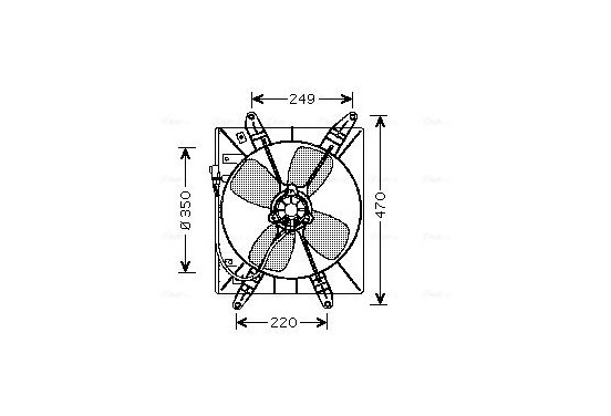 Koelventilator TO7513 Ava Quality Cooling