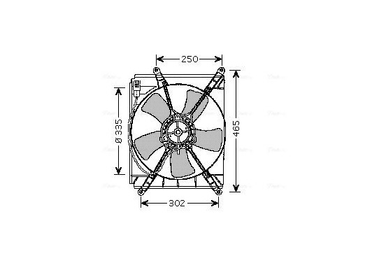 Koelventilator TO7523 Ava Quality Cooling