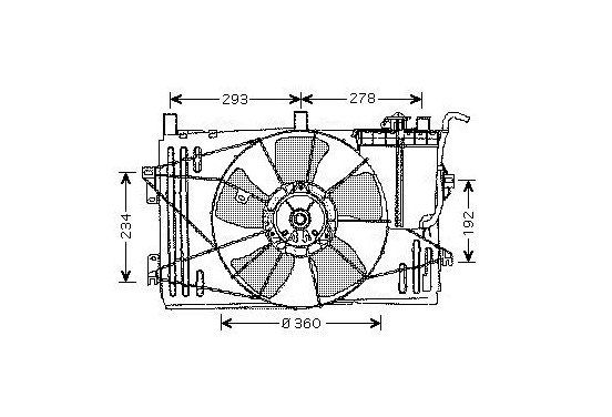 Koelventilator TO7508 Ava Quality Cooling