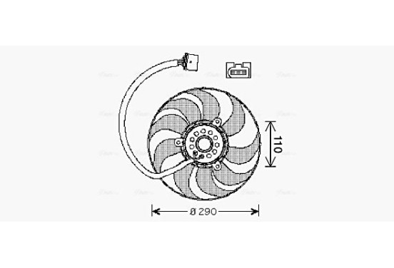 Koelventilator VN7522 Ava Quality Cooling