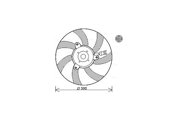 Koelventilator VN7527 Ava Quality Cooling