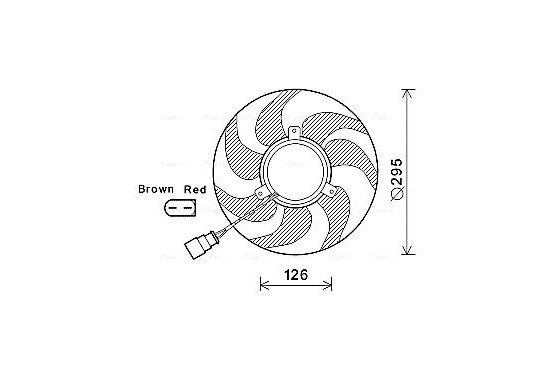 Koelventilator VN7535 Ava Quality Cooling