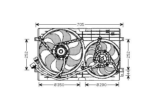 Koelventilator VN7508 Ava Quality Cooling