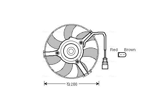 Koelventilator AI7516 Ava Quality Cooling