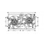 KADER + DUBBELE KOELVENTILATOR TYPE III (2x345mm) 5875749 International Radiators, voorbeeld 2