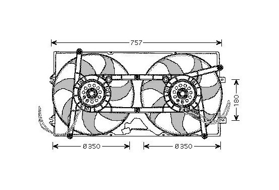 Koelventilator VN7504 Ava Quality Cooling