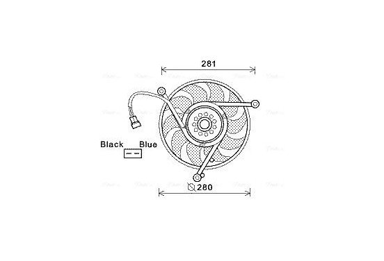 Koelventilator VN7531 Ava Quality Cooling