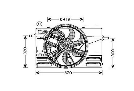 Koelventilator VO7508 Ava Quality Cooling