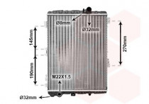 RADIATEUR 5-cilinder  -QUATTRO -AUTO   O