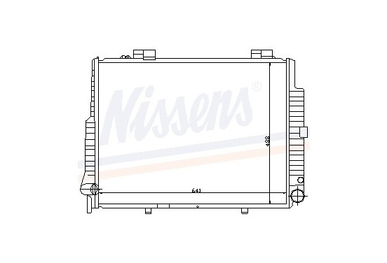 Koeler, motorkoeling 62615 Nissens