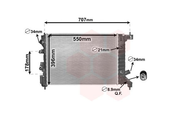 Radiateur 08002047 International Radiators Plus