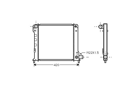 RADIATEUR 17002093 International Radiators