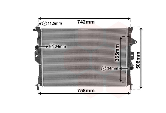 Radiateur 18002581 International Radiators