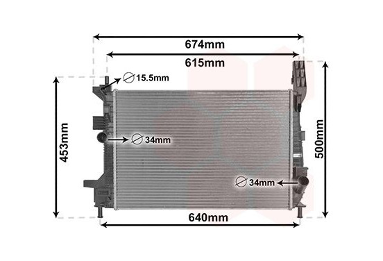 Radiateur 18002602 International Radiators