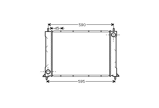 RADIATEUR 216/416/CONCERTO MT 89-95 02002069 International Radiators