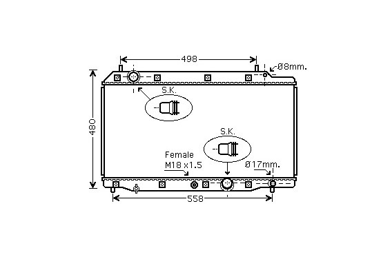 RADIATEUR 25002215 International Radiators