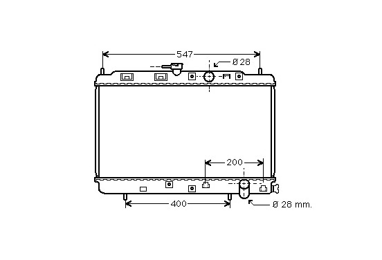 RADIATEUR =258042 RADIATEUR HONDA 25002050 International Radiators