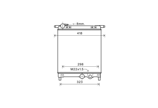 Radiateur 58002325 International Radiators Plus