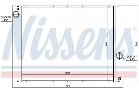 Radiateur 60848 Nissens