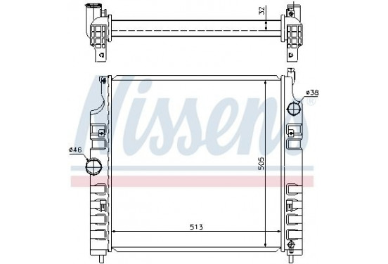 Radiateur 61026 Nissens