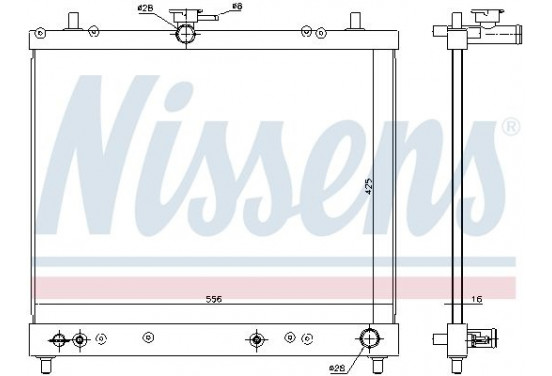 Radiateur 617402 Nissens