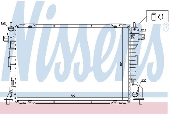 Radiateur 62033 Nissens