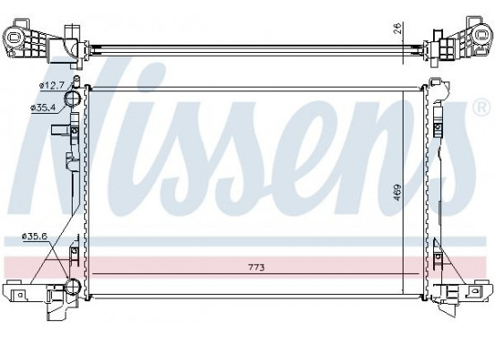 Radiateur 630732 Nissens