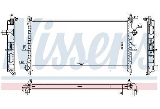 Radiateur 636019 Nissens