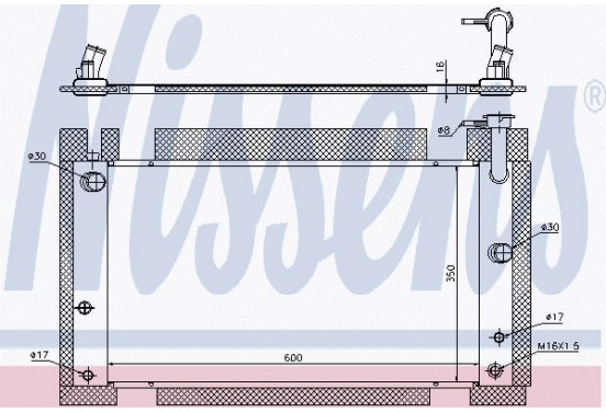 Radiateur 646809 Nissens