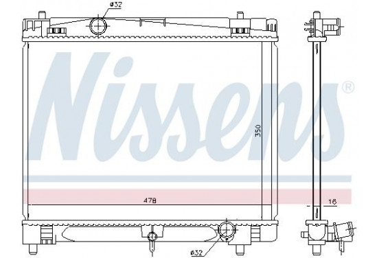 Radiateur 646877 Nissens