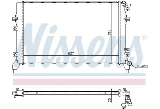 Radiateur 65315 Nissens