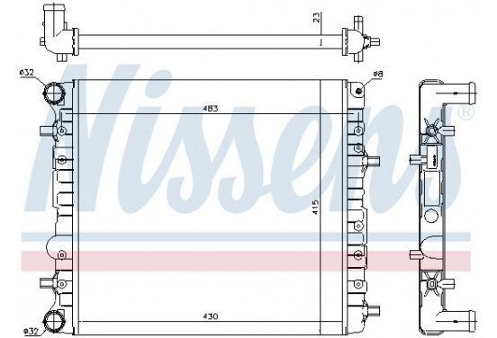 Radiateur 65325 Nissens