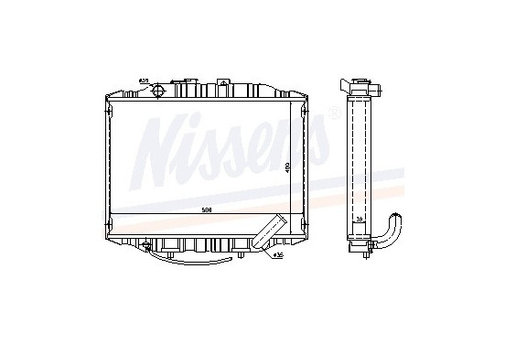 Radiateur 67490 Nissens
