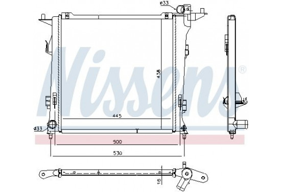 Radiateur 675032 Nissens